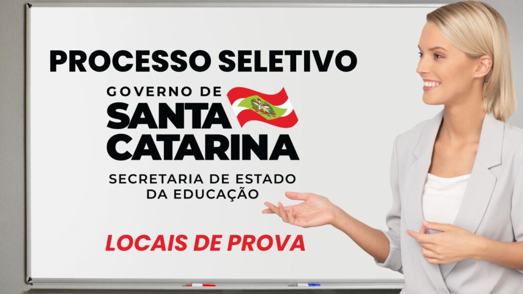 SED-SC divulga hoje locais de prova; veja inscritos SED-SC divulga hoje locais de prova; veja inscritos