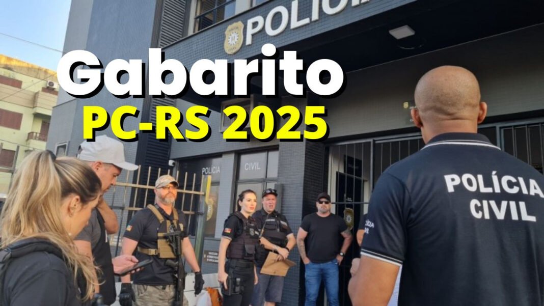 Gabarito Delegado PC-RS 2025: próximas datas do concurso