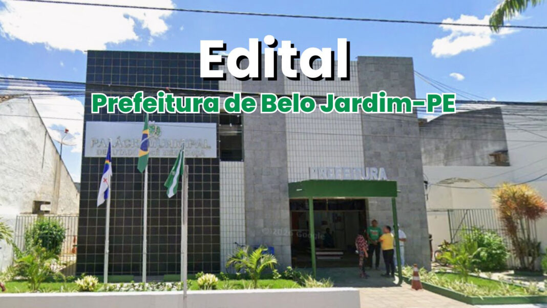 Inscrição Processo Seletivo Prefeitura de Belo Jardim-PE 2026