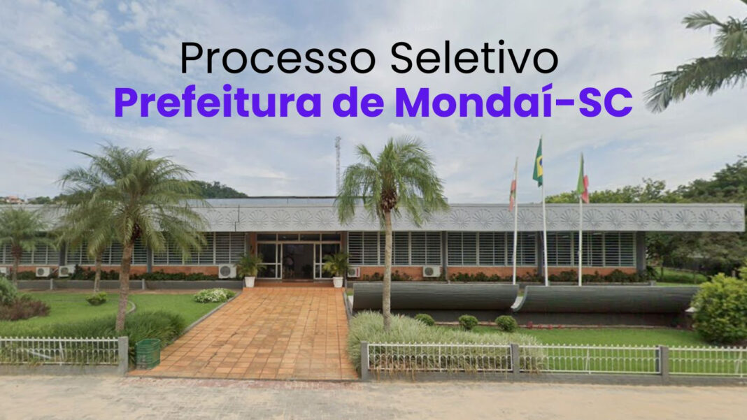 Prefeitura de Mondaí-SC abre vagas de até R$ 4.867