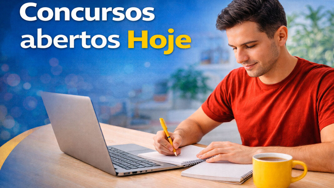 Concurso Público: inscrições abrem nesta segunda, 23 de março