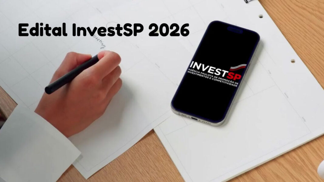 Edital InvestSP 2026 tem vagas para Analista com salário de R$ 10.247 Edital InvestSP 2026 tem vagas para Analista com salário de R$ 10.247