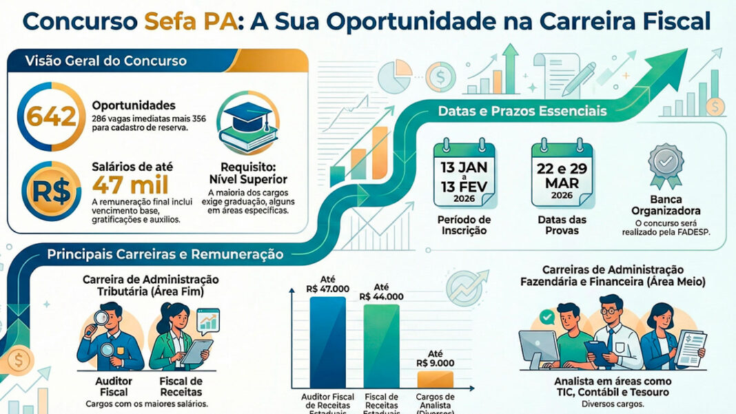 FADESP divulga gabarito do SEFA-PA 2026 nesta terça, 24 FADESP divulga gabarito do SEFA-PA 2026 nesta terça, 24