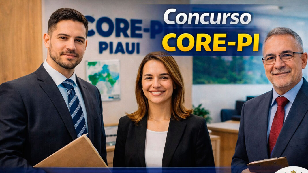 Edital do Concurso CORE-PI 2026 publicado