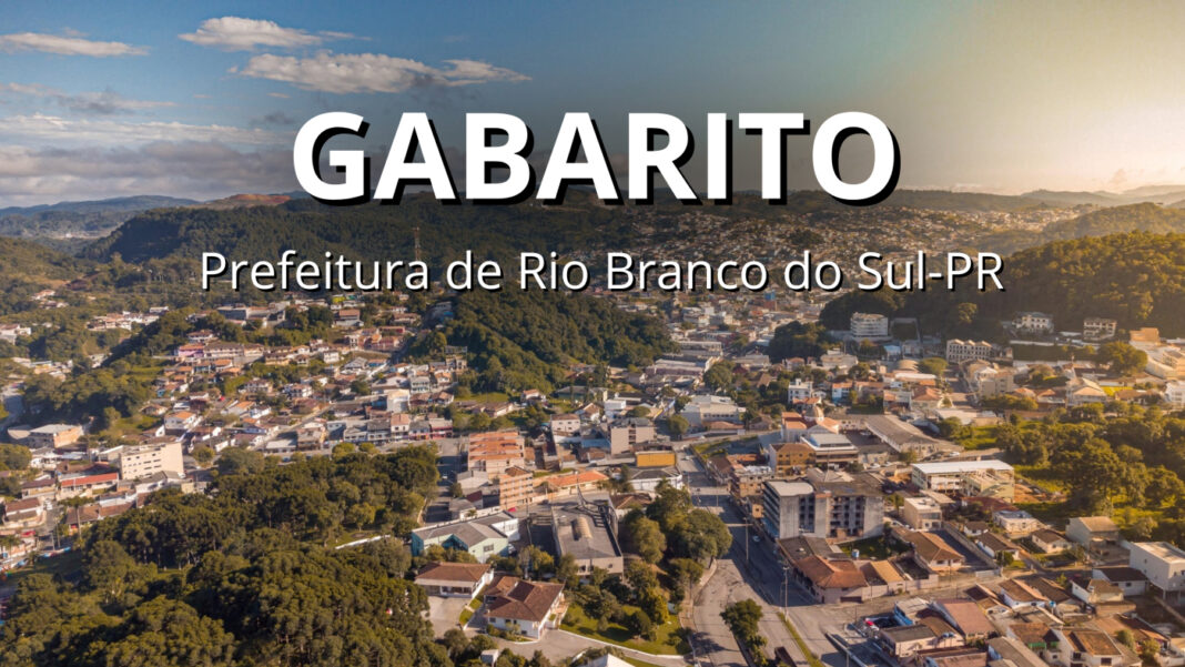 Concurso Rio Branco do Sul 2026: gabaritos e próximas etapas