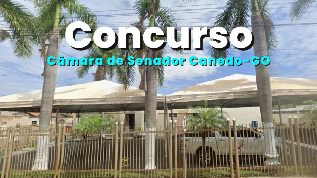 Concurso Câmara Senador Canedo 2026 suspenso com inscrições reabertas