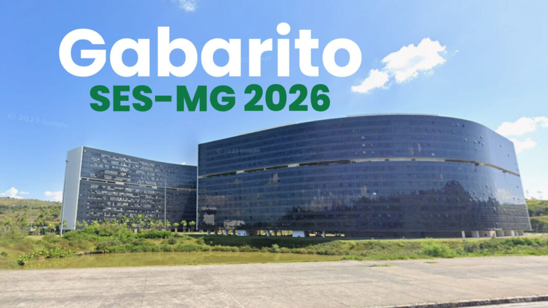Gabarito SES-MG 2026 sai hoje, 03; confira Gabarito SES-MG 2026 sai hoje, 03; confira