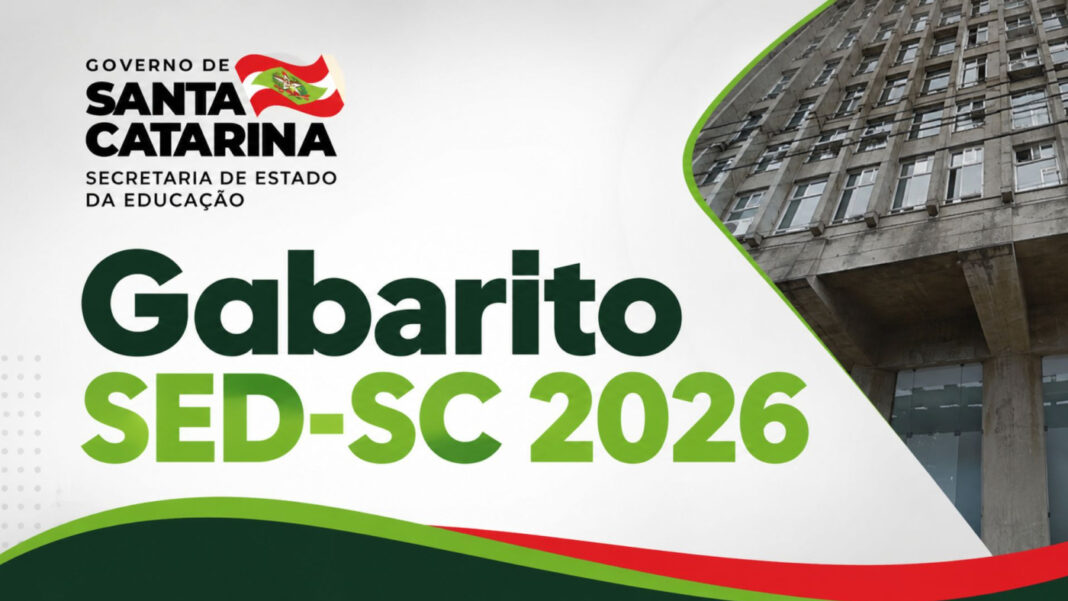 Gabarito SED-SC 2026: veja quando sai o resultado Gabarito SED-SC 2026: veja quando sai o resultado