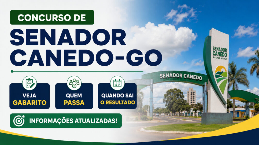 Concurso Senador Canedo: gabarito, resultado e próximas etapas Concurso Senador Canedo: gabarito, resultado e próximas etapas