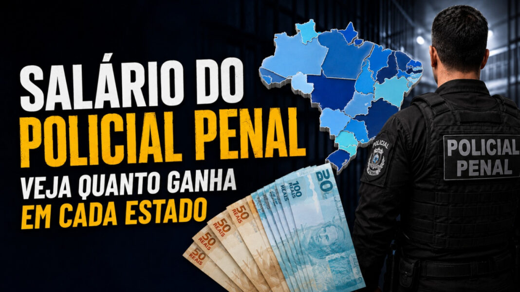 Salário Policial Penal 2026: veja quanto ganha em cada estado - Próxima ...