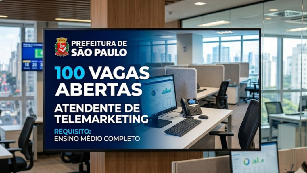 100 vagas para atendente de telemarketing em Sorocaba com inscrição presencial 100 vagas para atendente de telemarketing em Sorocaba com inscrição presencial
