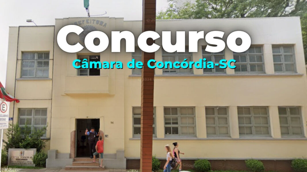 Concurso Câmara Concórdia 2026: inscrições abertas para Contador
