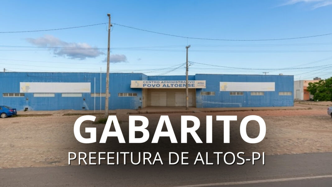Concurso Altos PI: gabarito sai pelo IGEDUC; veja resultado Concurso Altos PI: gabarito sai pelo IGEDUC; veja resultado