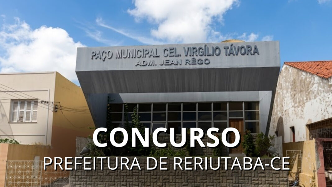 Concurso Guarda Municipal Reriutaba: 20 vagas no edital Concurso Guarda Municipal Reriutaba: 20 vagas no edital