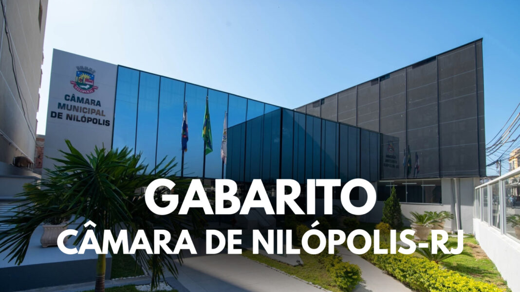 Concurso Câmara Nilópolis: gabarito sai hoje às 17h