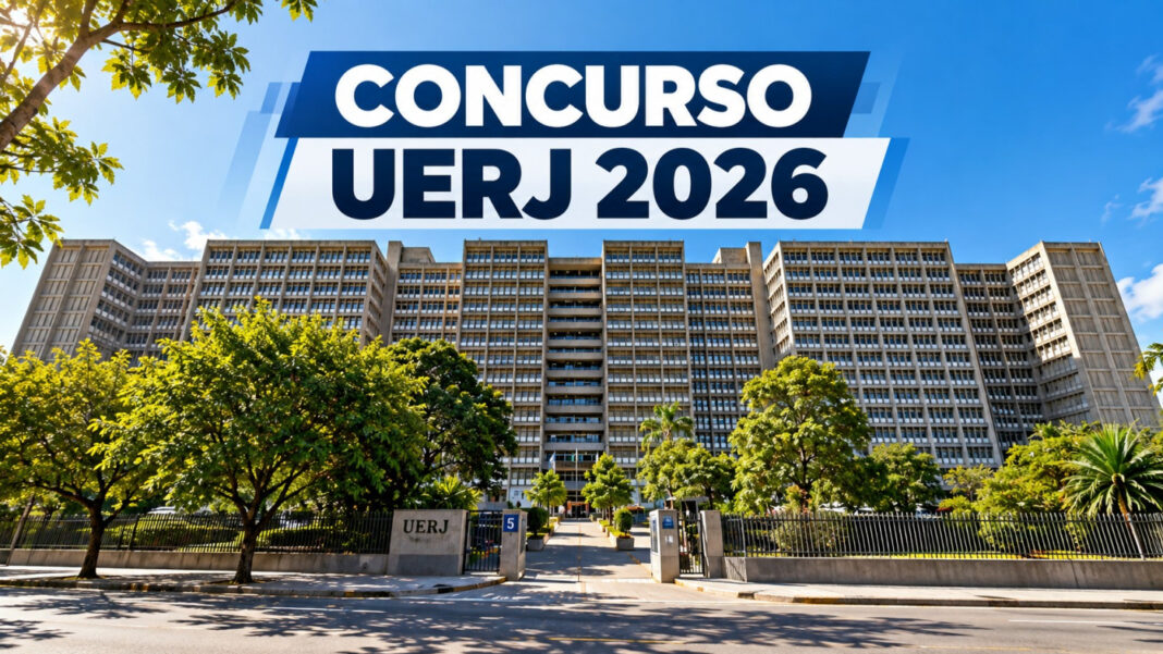 Concurso UERJ 2026 abre vaga para professor com salário de R$ 6.950