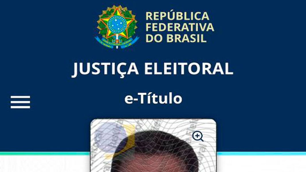 E-Título: dá para trocar a foto no aplicativo?